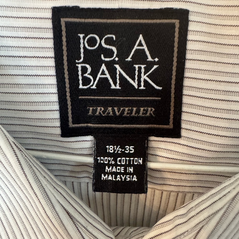 Jos. A. Bank Gray Dress Shirt - Picture 2 of 3